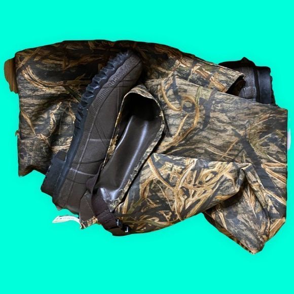 𝅺Vintage Hodgman Men’s Wadewell 2-Ply Fishing Hip Waders Water Boots Size 9 - Picture 3 of 10